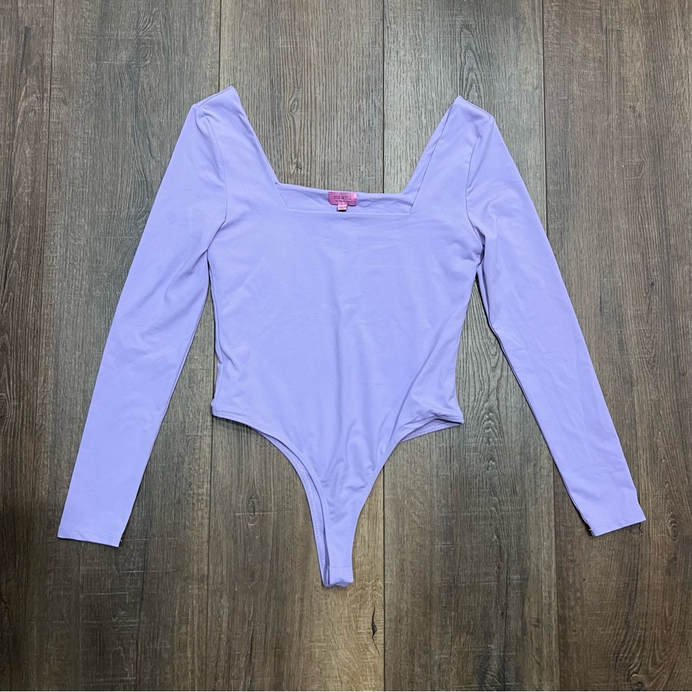 New Francesca’s mi ami purple bodysuit